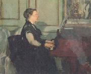 Edouard Manet Mme Manet at the Piano (mk40) France oil painting artist